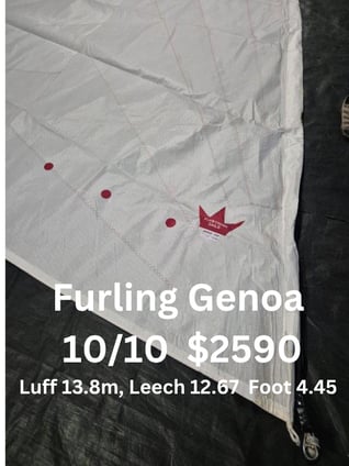 furling genoa rated 10/10